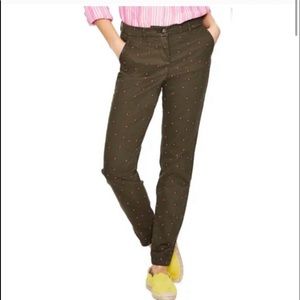 BODEN Rachel Chino Polka Dot Pants